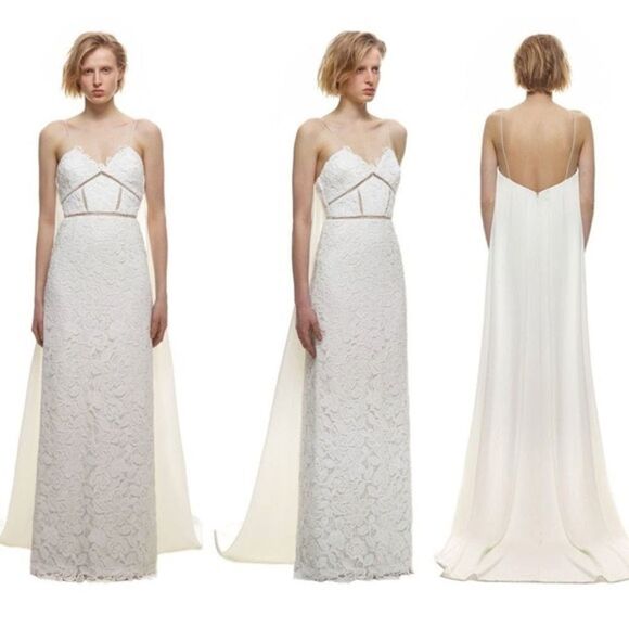 Self-Portrait Angelica Bridal Maxi Dress - Picture 8 of 12